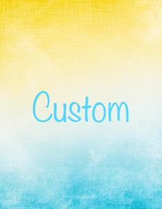 Custom Personalization